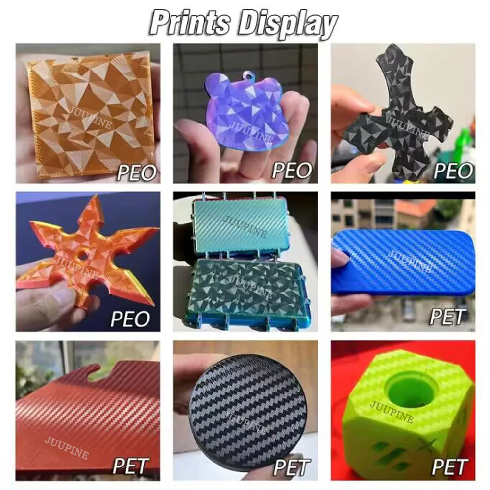 Ender 3 Elegoo Neptune 4 Pro Pet Peo Pey 빌드 플레이트 Pei 부드러운 시트 235x235 자기 베이스 없음 3d 프린터 가열 침대