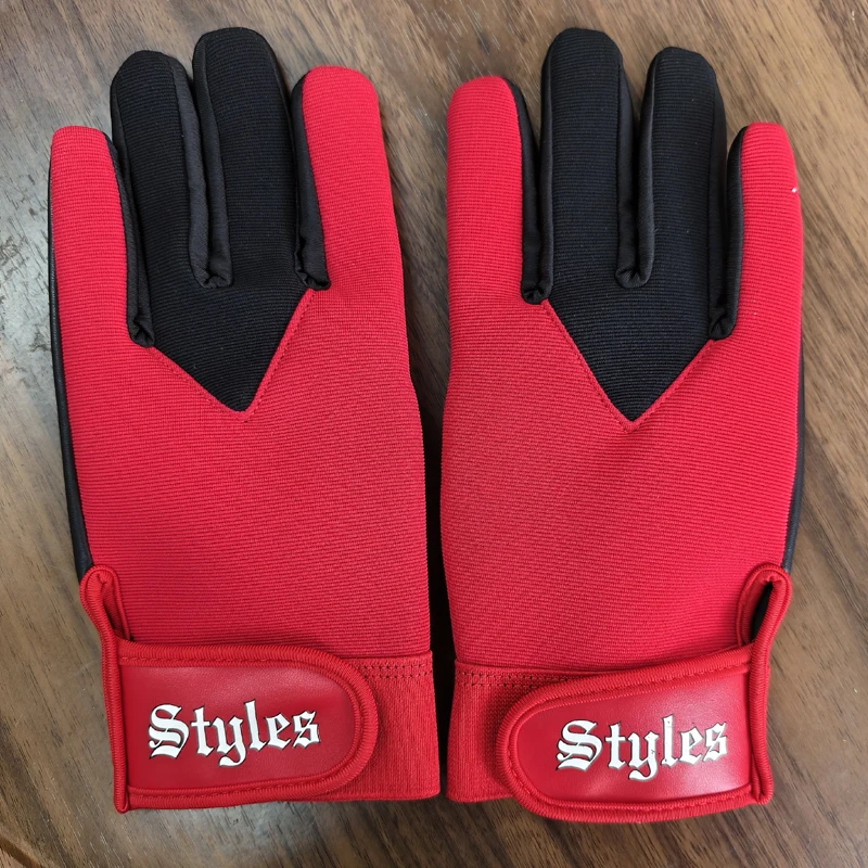 Aj Styles Wwe Replica Gloves Red Blue Handwear Phenomenal One | eBay