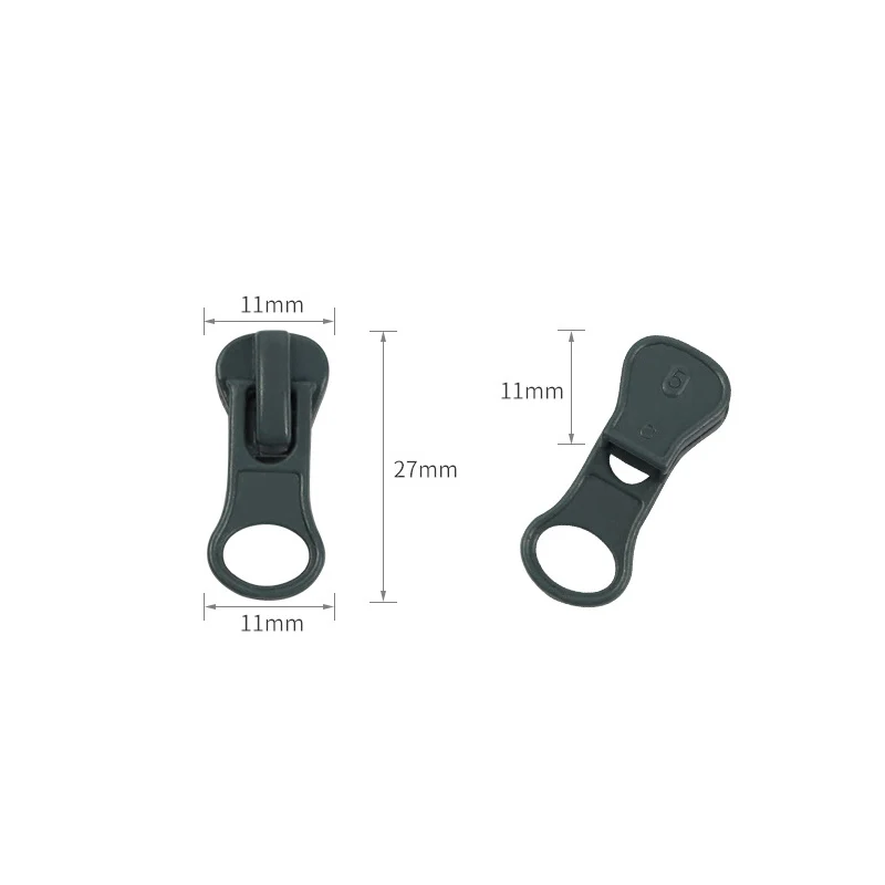Quilt Resin Zipper Pull Zipper Head Replacement 5# Slider 10pcs Bags Clothes Repair Tailor Accessories