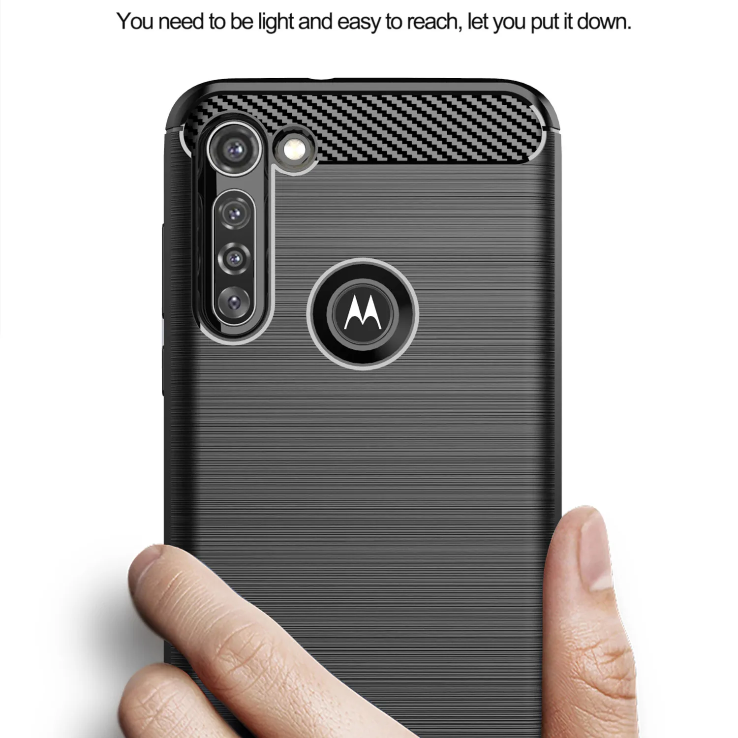 For Motorola G8 Power moto g8 plus play G8+ Case Shockproof Silicone Cover for Moto G8 Power Lite G8 Play Carbon Fiber Cases 2