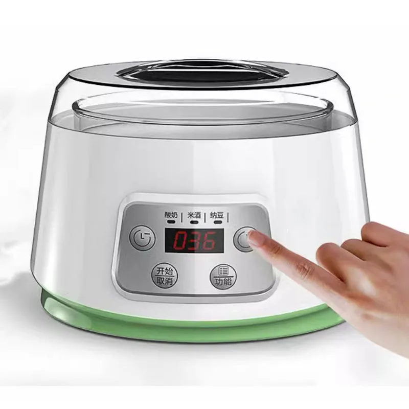 1.3L Automatic Yogurt Machine Constant Temperature Fermentation Rice Wine Machine Natto Machine Glass Liner 3 in 1 Yogurt Maker 3