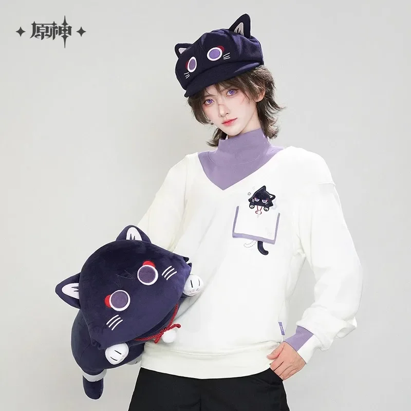 

Genshin Impact Wanderer Doujin Cosplay Cotton Hoodies Sweatshirts For Women Fairy Tale Cat Series Balladeer Fashion Cute Tops