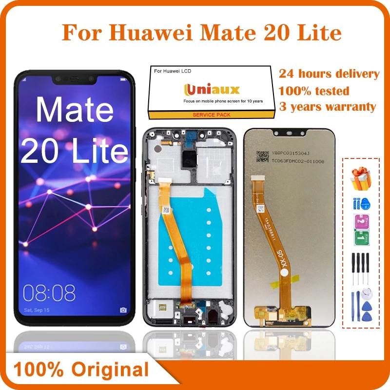 6.3 ''Originale Per Huawei Mate 20 Lite Display Lcd Touch Screen Digitizer Per Huawei Sne-Al00 Ine-Lx2 Sne-Lx1 Lx2 Sostituzione Lcd