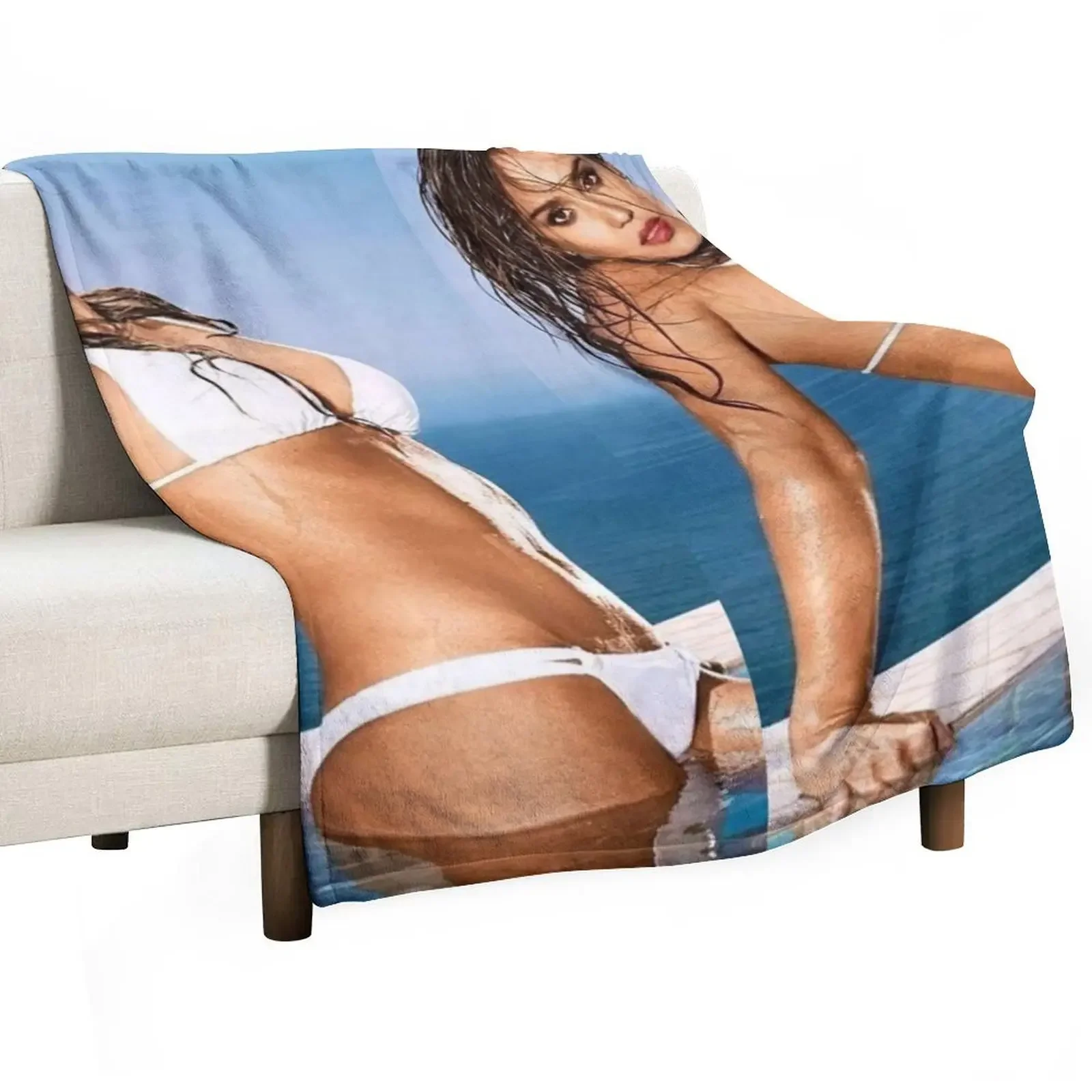 

jessica alba sexy Throw Blanket For Baby Decorative Sofas Blankets