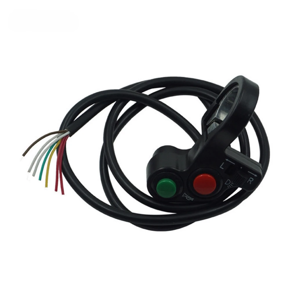Motorcycle Handlebar Switch 7/8" Handlebar Horn Turn Signals Lights Controller Switch Modified Parts For Motorcycle Scooter Electric Bike