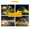 Villa Outdoor Super Bright Solar Garden Lawn Plug-In Light Modern Creative Aluminum Waterproof Park Path Sensing Led Lamp 3