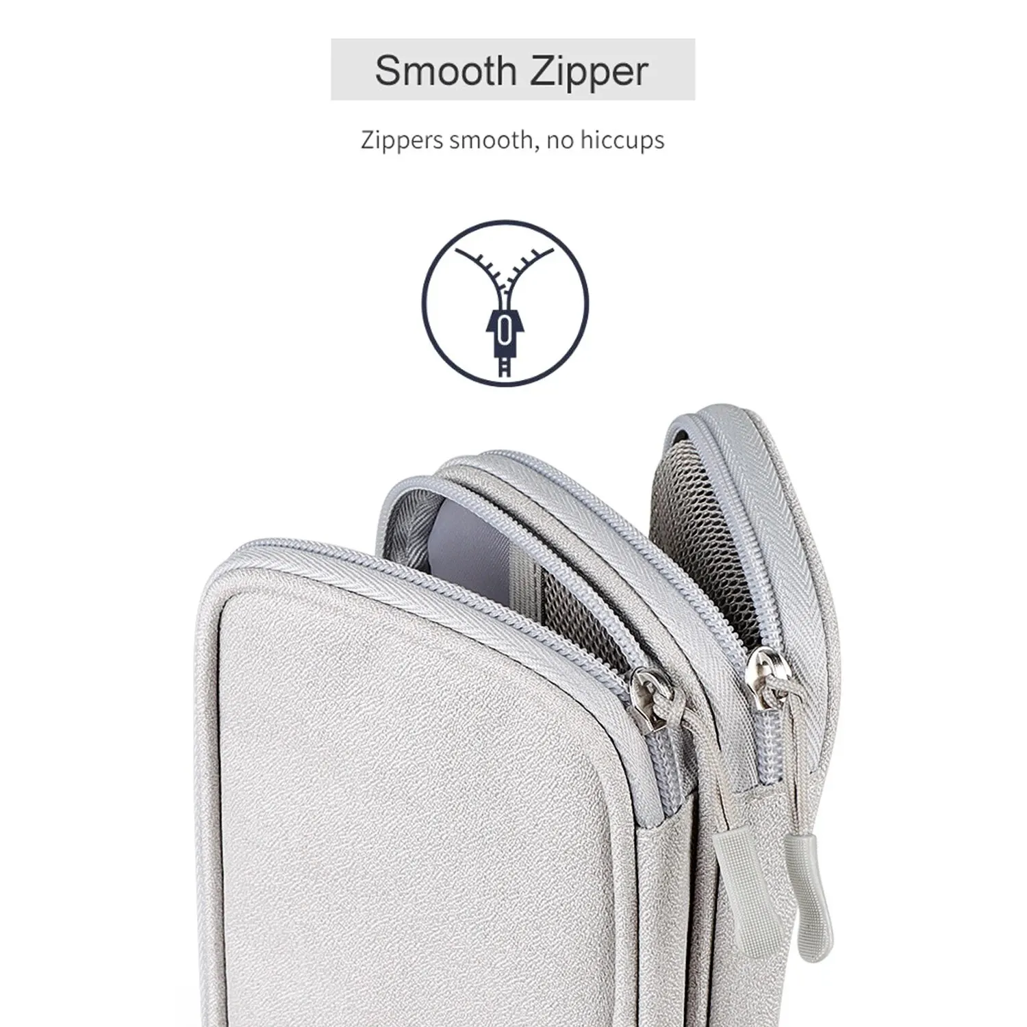 Waterproof Jacquard Fabric Travel Organizer Pouch Bag