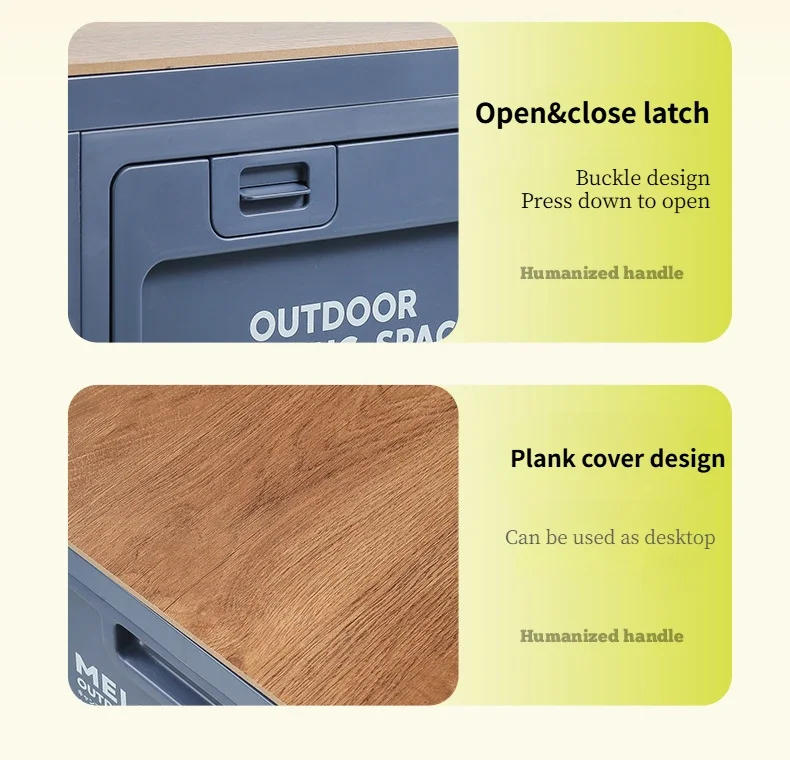 For NIO folding box, car storage box, camping, multi-functional outing trunk storage