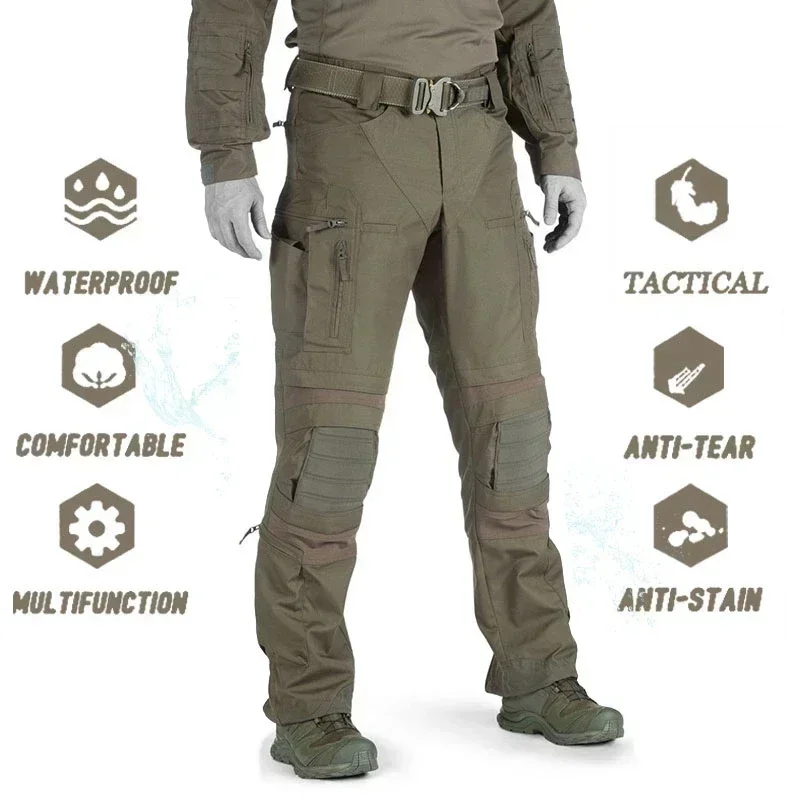 Mens Camouflage Cargo Pants Elastic Multiple Pocket Male Trousers Outdoor Sport Pants Plus Size Tactical Men