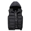 5XL Men's Vest Jacket Winter Waterproof Warm Sleeveless Men Jacket Fashion Hooded Casual Vest Men Autumn Thicken Waistcoat 4