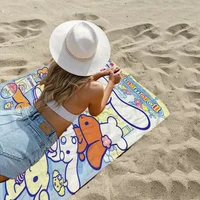 Kawaii C-Cinnamoroll Cartoon Cute Microfiber Beach Towel Absorbent Quick dry Soft Yoga Swimming Resort Mountain Climbing Towel 1