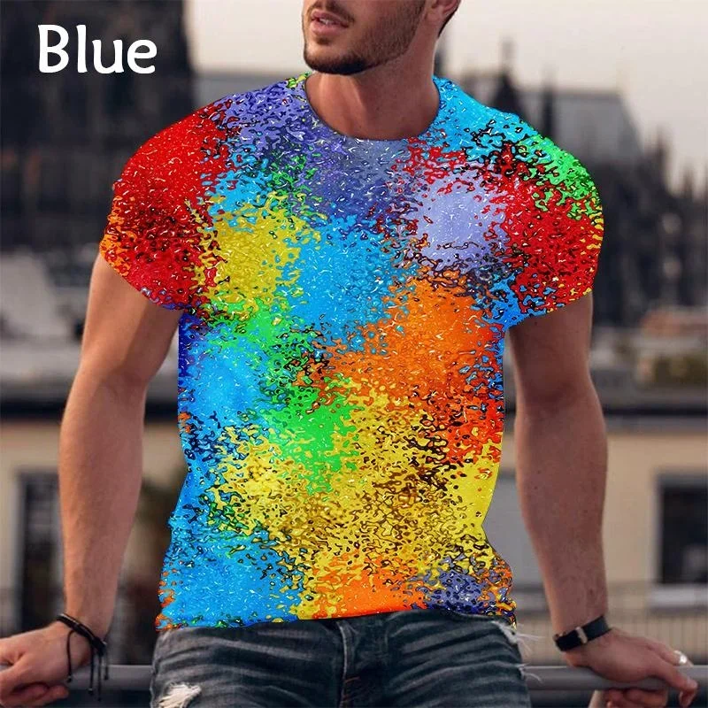 

Летняя мужская и женская футболка с 3D-принтом граффити, модные женские футболки с чернилами в стиле Харадзюку, классные Топы в стиле хип-хоп