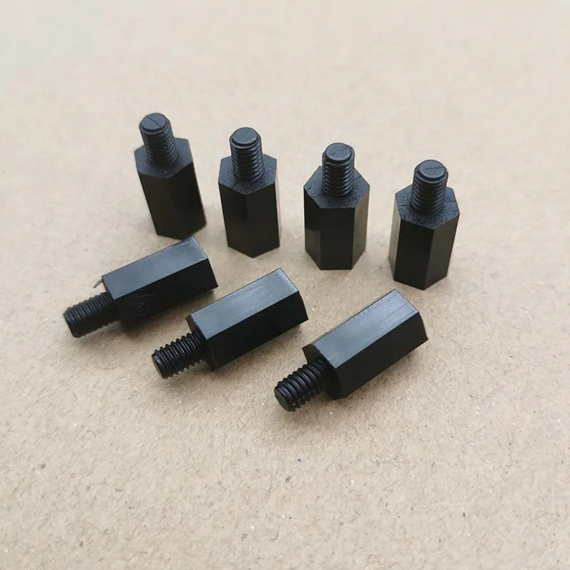 Male To Female M2 M2.5 M3 M4 Pcb Nylon Standoff Spacer Column Plastic Spacing Screws 20-50pcs
