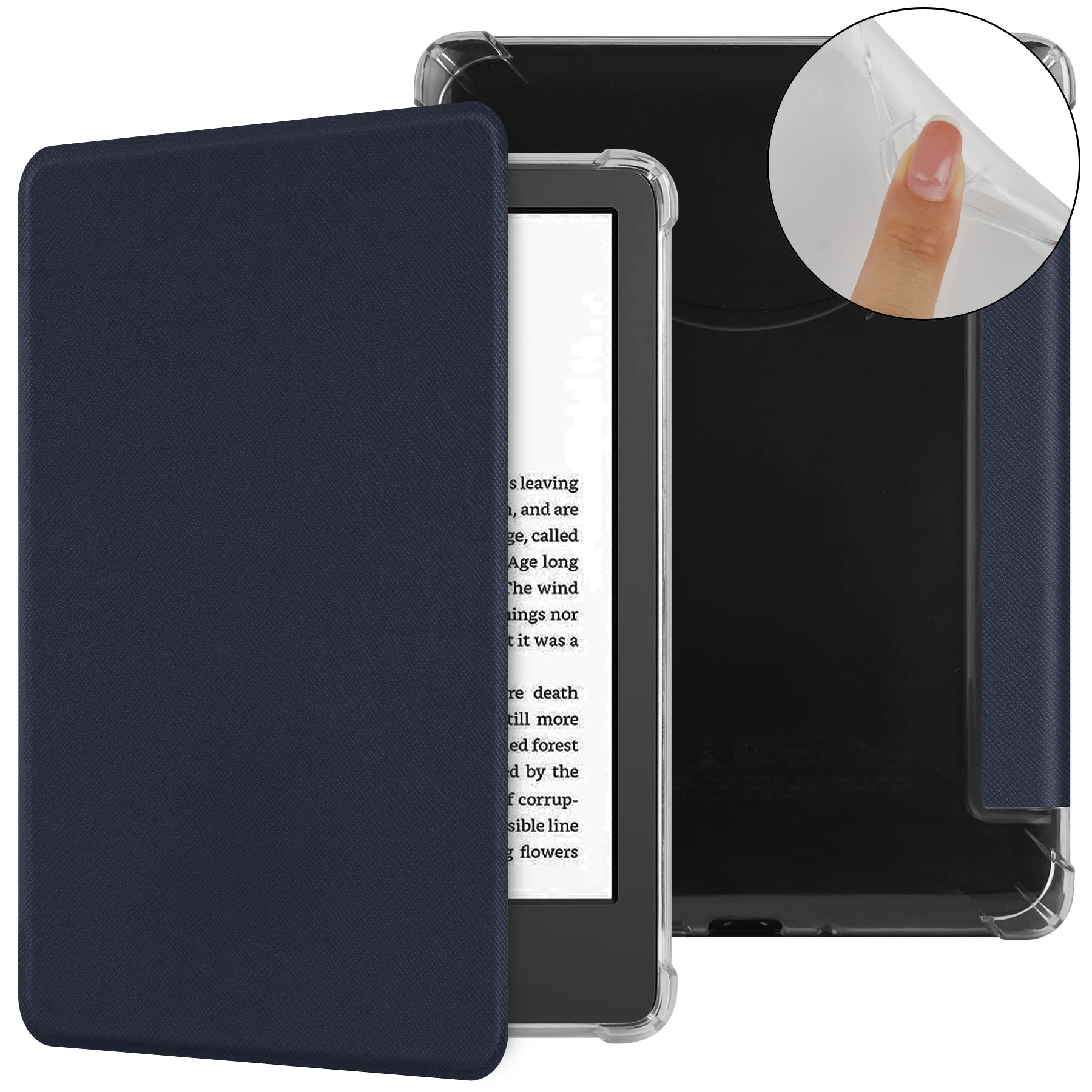 Transparent Soft TPU Cover for Kindle Paperwhite Signature Edition (2024)