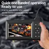 4.3 Inch Screen Industrial Endoscope Camera 1080P Snake Endoscopic For Cars Sewer Piping Inspection Borescope 4