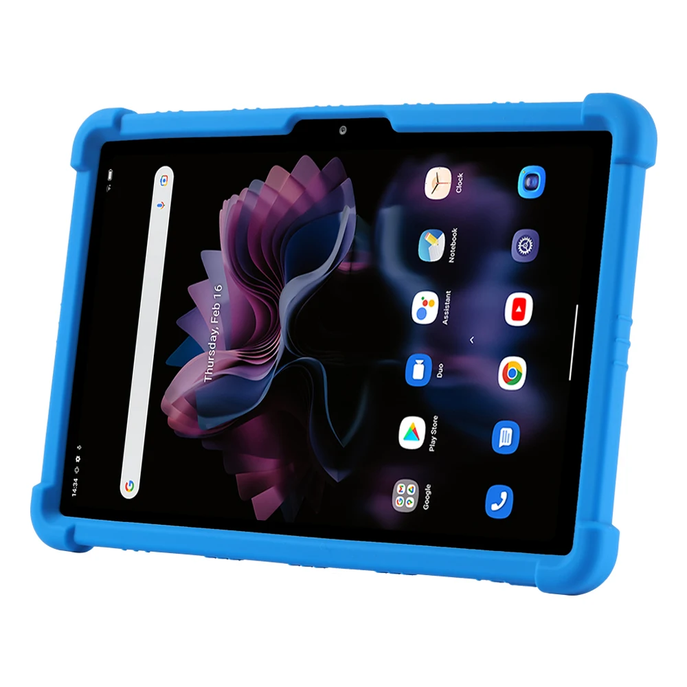 Durable Soft Silicone Tablet Case with Adjustable Multi-Angle Stand