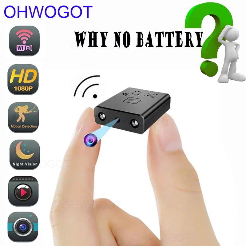 XD WIFI Camera Mini HD 1080P Indoor Espias Camcorder Secret Body Cam To