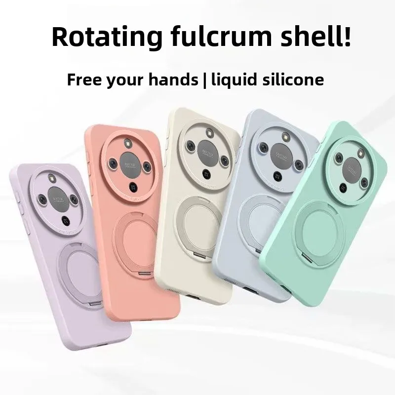 Frosted Skin-Friendly 360° Rotating Stand Case with All-Inclusive Anti-Drop Protection