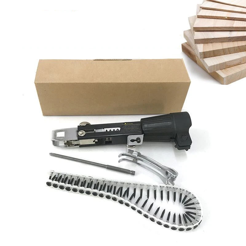 

Automatic Chain Nail Gun Adapter Screw Gun for Electric Drill Woodworking Tool Cordless Power Drill Attachment