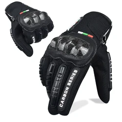 Touchscreen Motorcycle Racing Gloves for Men & Women - Versatile for BMX, ATV, MTB, Cycling, and Climbing (BLack)