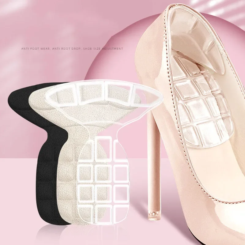 

1 Pair Silicone GEL Heel Stickers Protector Cushion Shoe Inserts Grips Women Anti Pain Heel Pads Shoes Prevent Heel Slip Blister