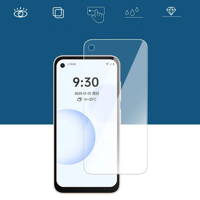 Ultra Tempered Glass Clear Anti-Blue Screen Protector, 9H Clear Protective Film