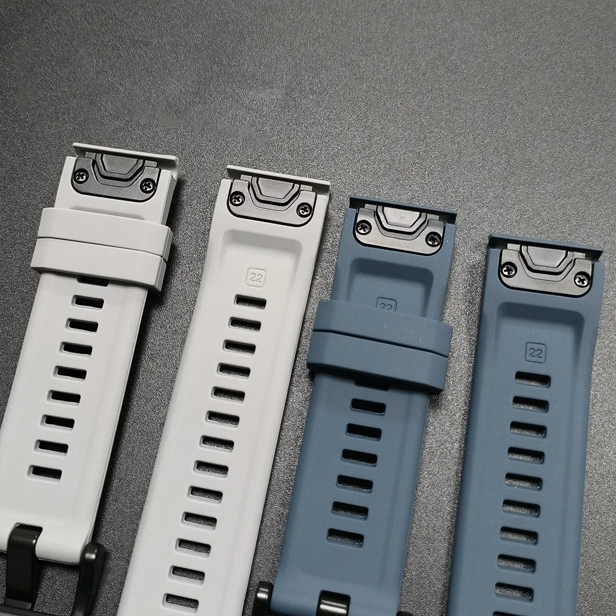Premium Silicone Strap for Garmin Fenix - QuickFit 22/26mm Watchband