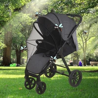 Summer Baby Stroller Mosquito Net Pushchair Mosquito Insect Net Safe Infants Protection Mesh Sun Hood Stroller Accessories