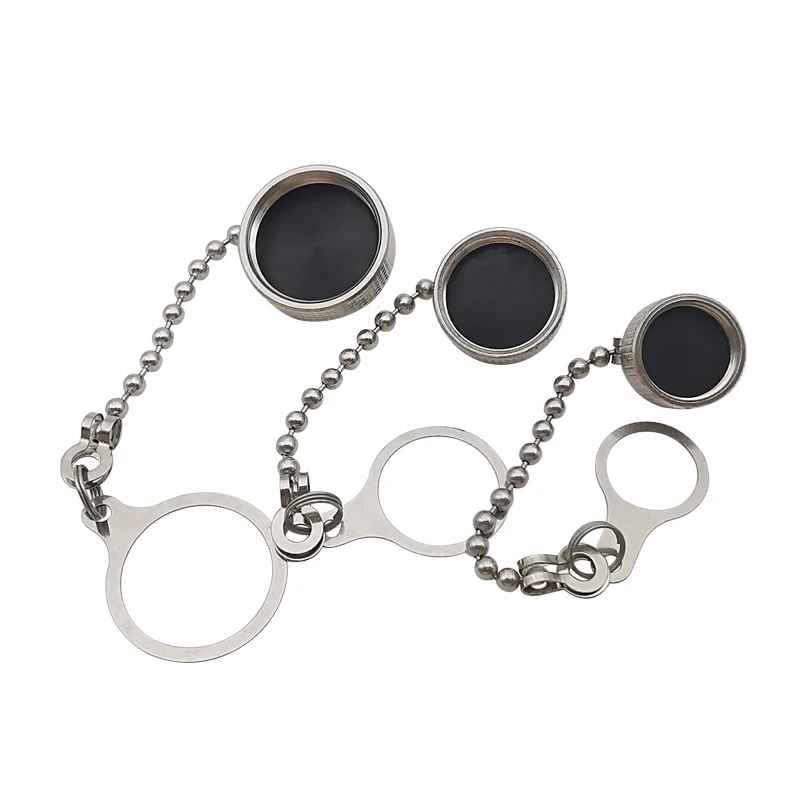 Lot De 2 Bouchons De Protection étanches Pour Connecteurs Aviation GX12/GX16 - Métal - Neuf