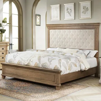 Bohemian Tufted King Bed 1