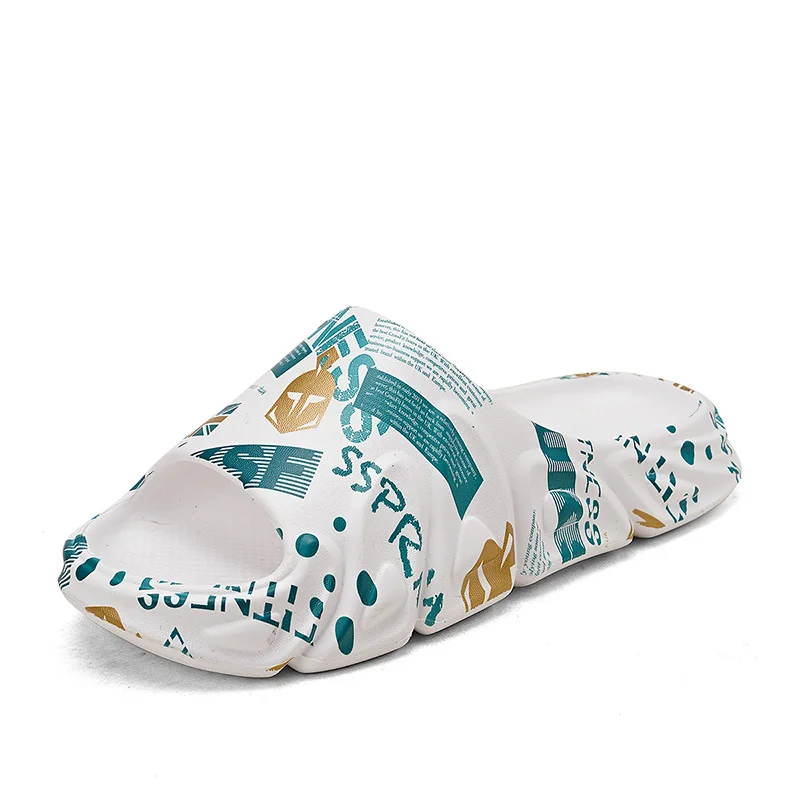 Sklisikre tøfler for menn, sklisikre med tykk såle, myke skumslidere, komfortable tøfler for innendørs og utendørs bruk_voghion.com