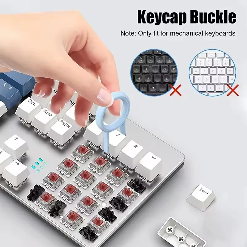 8 in 1 Cleaning Kit Computer Keyboard Cleaner Brush Earphones Cleaning Pen For Headset iPad Phones Cleaning Tools Keycap Puller 4