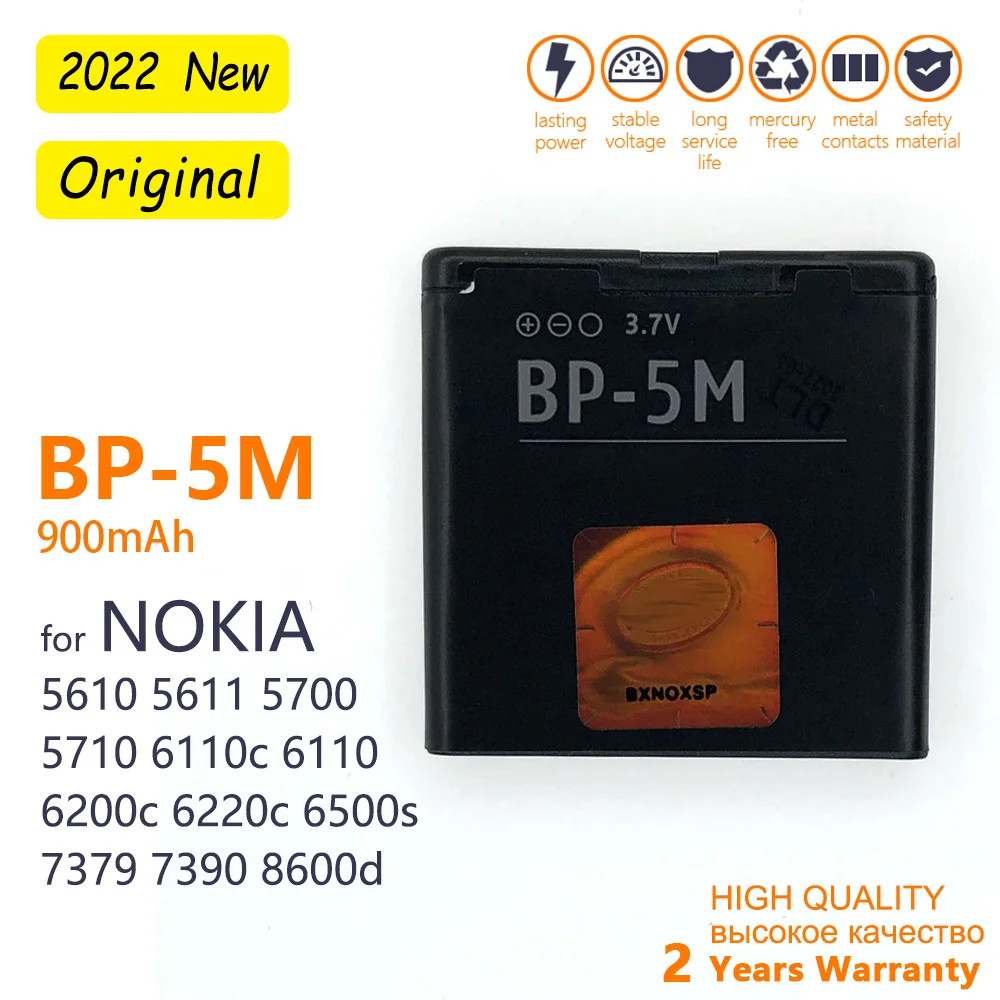 Batteria universale per Nokia 2, 3, 4, 5, 6 - Compatibile con i modelli BL-4B, BL-4C, BL-4S, BL-4U, BL-4UL, BL-5B, BL-5C, BL-5CT, BL-5J, BP-4L, BP-5M, BP-6M, BP-6MT, BV-6A 35