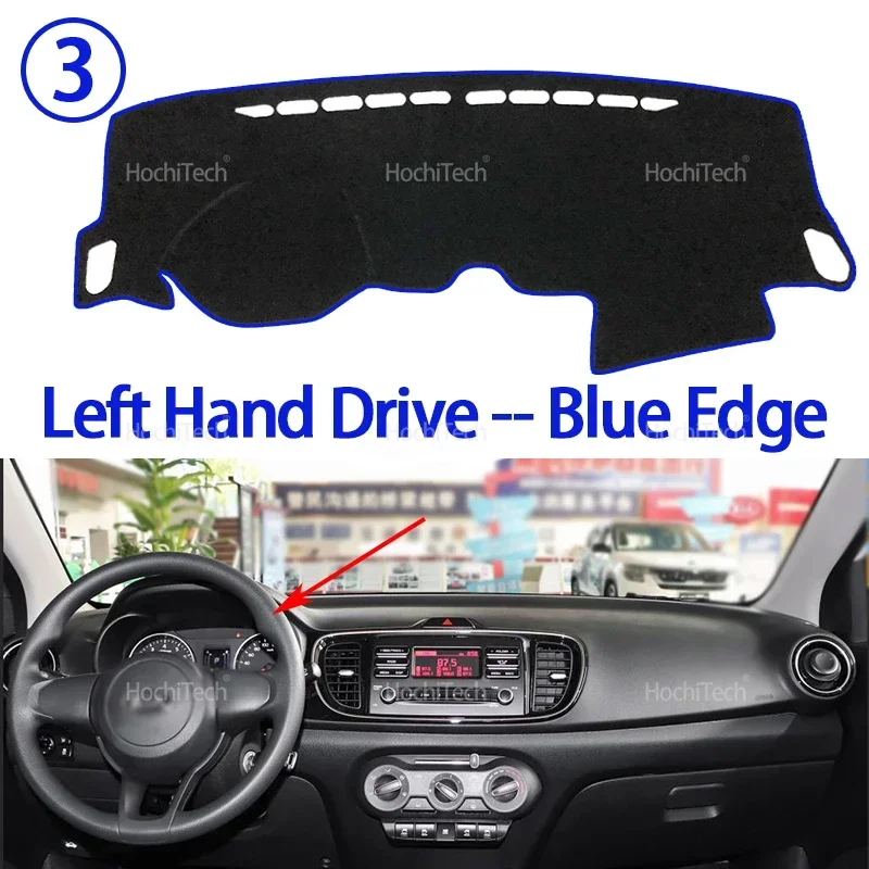Für KIA Pegas 2017 2018 2019 Soluto Auto Dashboard Abdeckung Vermeiden Licht Pad Instrument Panel Matte Fall Teppiche – Detail 6
