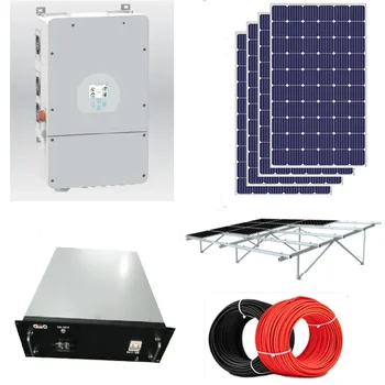 Complete solar kit price light panels hybrid system 5kw panel system for houses