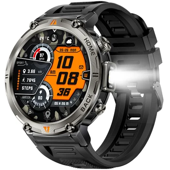 EIGIIS KE3 Smart Watch – 3ATM Waterproof, Bluetooth Call, Health Monitor, Flashlight, 100+ Sports Modes 1
