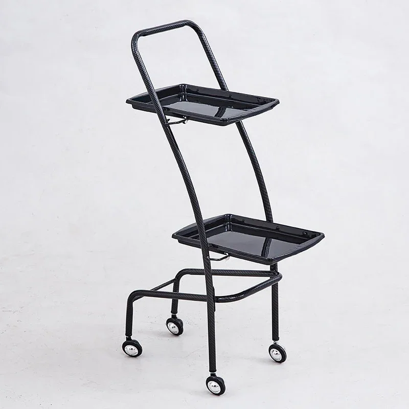 Carrello Portautensili Portatile Estetica Carrello Ausiliario Per Parrucchiere In Metallo Con Ruote Carrello Attrezzi Mobili Da Salone Mq50Tc
