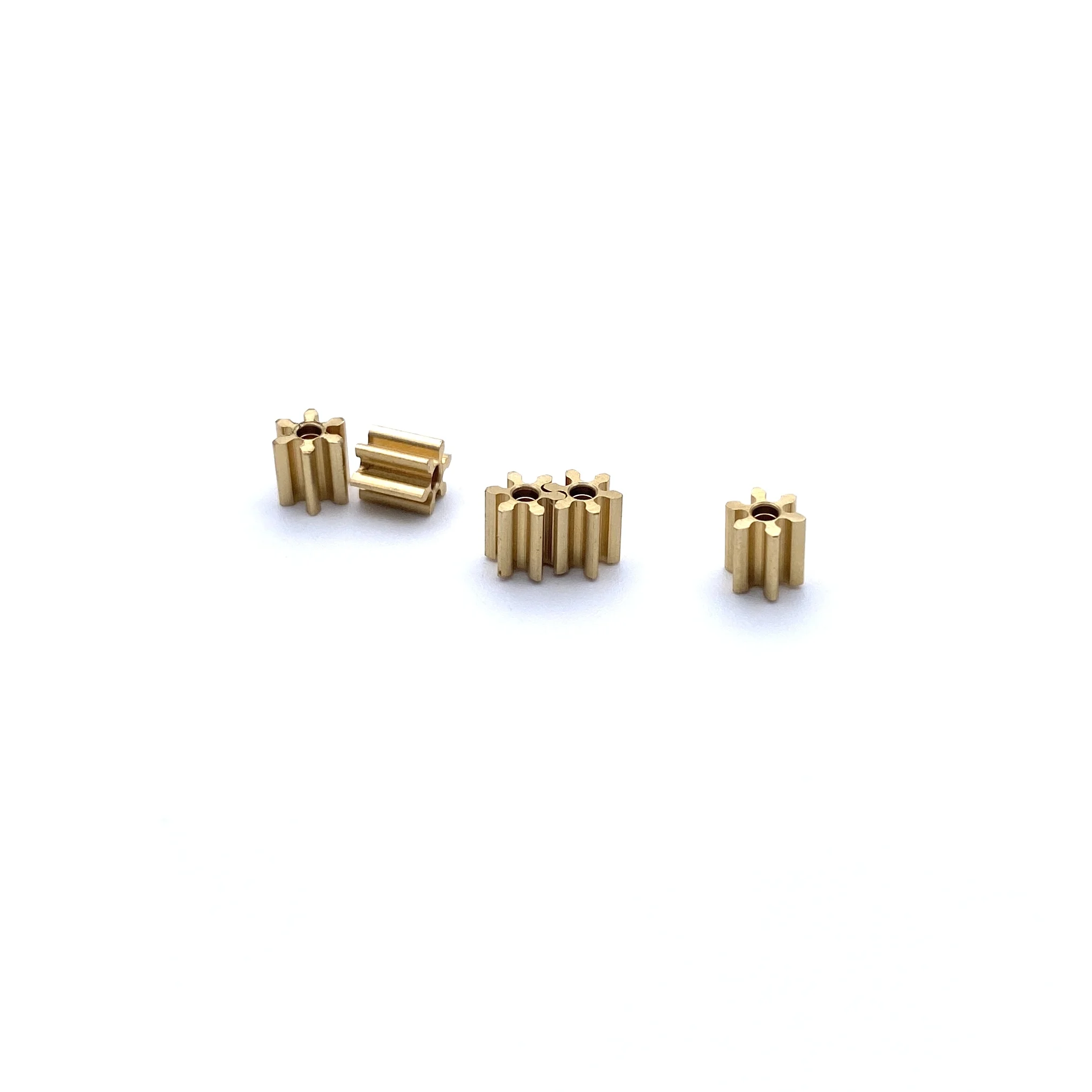 6 Teeth 0.5M 6T 1.18mm Hole Mini Copper Gear 1.2mm