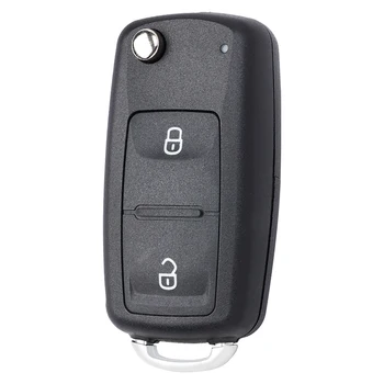 Keyforkess frequenza regolabile 315MHz/ 433MHz ID48 sostituzione Chip Flip Remote Key Fob per Volkswagen Amarok Transporter 2011-2016 - KEYECU frequenza regolabile 315MHz 433MHz ID48 sostituzione Chip Flip Remote Key Fob per Volkswagen Amarok