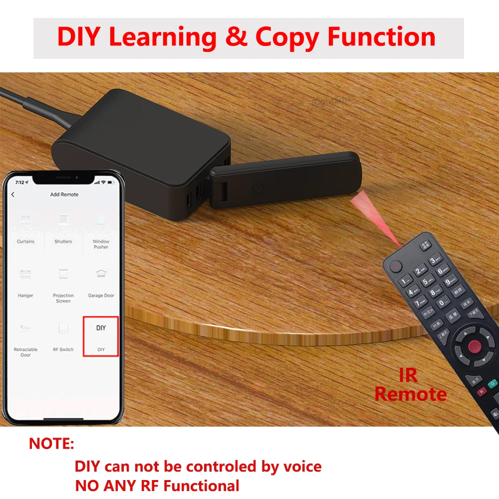 스마트 홈용 Tuya WiFi IR 원격 제어 TV 용 USB 전원 공급 장치 AC 에어컨 Alexa Google 홈 Yandex Alice와 함께 작동
