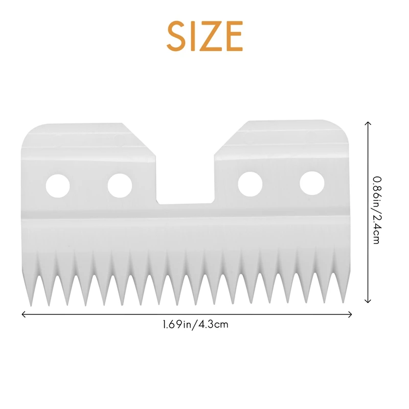 10Pcs Replaceable Ceramic 18 Teeth Pet Clipper Cutting Blade Oster A5 Series animal clipper razor blade