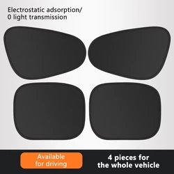 Enhanced Sun Shield: Electrostatic Car Window Sun Shade with UV - Blocking Technology (Front - Rear 4pcs)