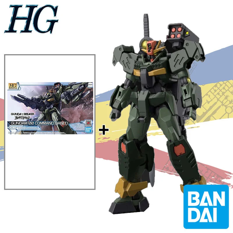 Оригинальная Боевая фигурка Bandai HG 1/144 GUDAM BREAKER BATTLOUGE 00Q 00 COMMAND QAN[T] Сборная модель