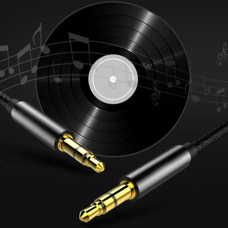 High-Quality 3.5mm Audio Cable - Universal AUX Cord for Headphones, Speakers, and Car Stereos