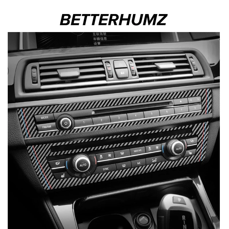 BMW F10 ø 5 2011-2017 Alcantara  ܼ CD г Ʈ   ƼĿ ڵ ׸ ׼ 