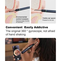 Bebird Note5 Smart Visual Ear Sticks Endoscope Tweezers High Precision Earpick Mini Camera Otoscope Health Care Ear Cleaner 2