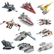 

MOC Star Destroyer Fighter Resistance BAAT Airplane Building Blocks Star Space Ship Model Military Aircraft Bricks Boys Toys