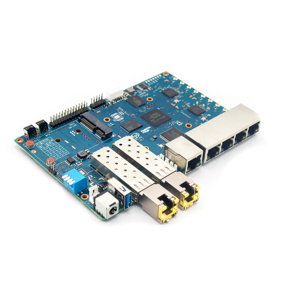 Bpi r3 mini. Banana pi bpi-r3. переходник с sfp на rj-45.
