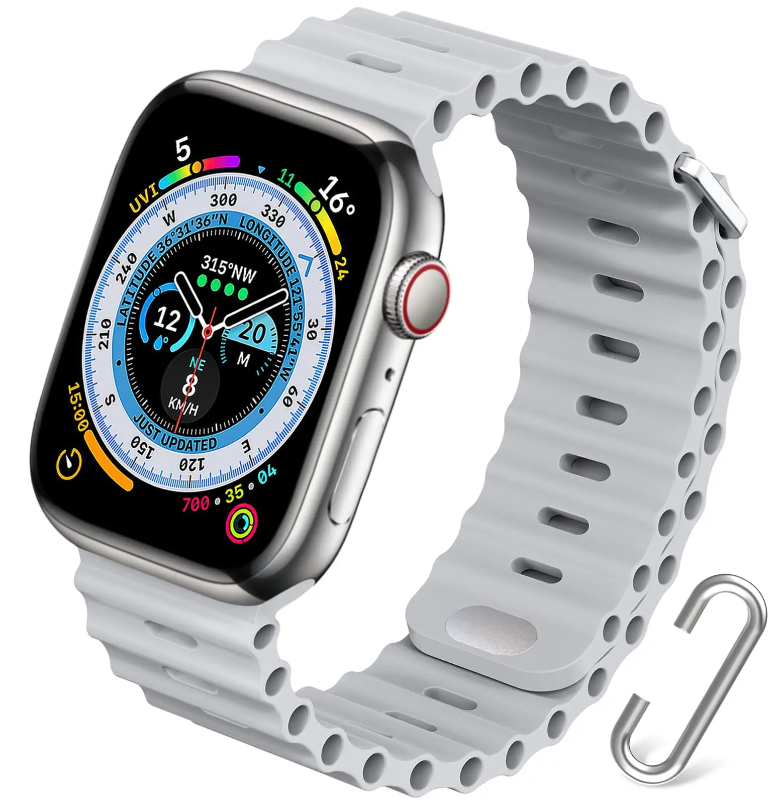 Silicone Sport Ocean Band Strap