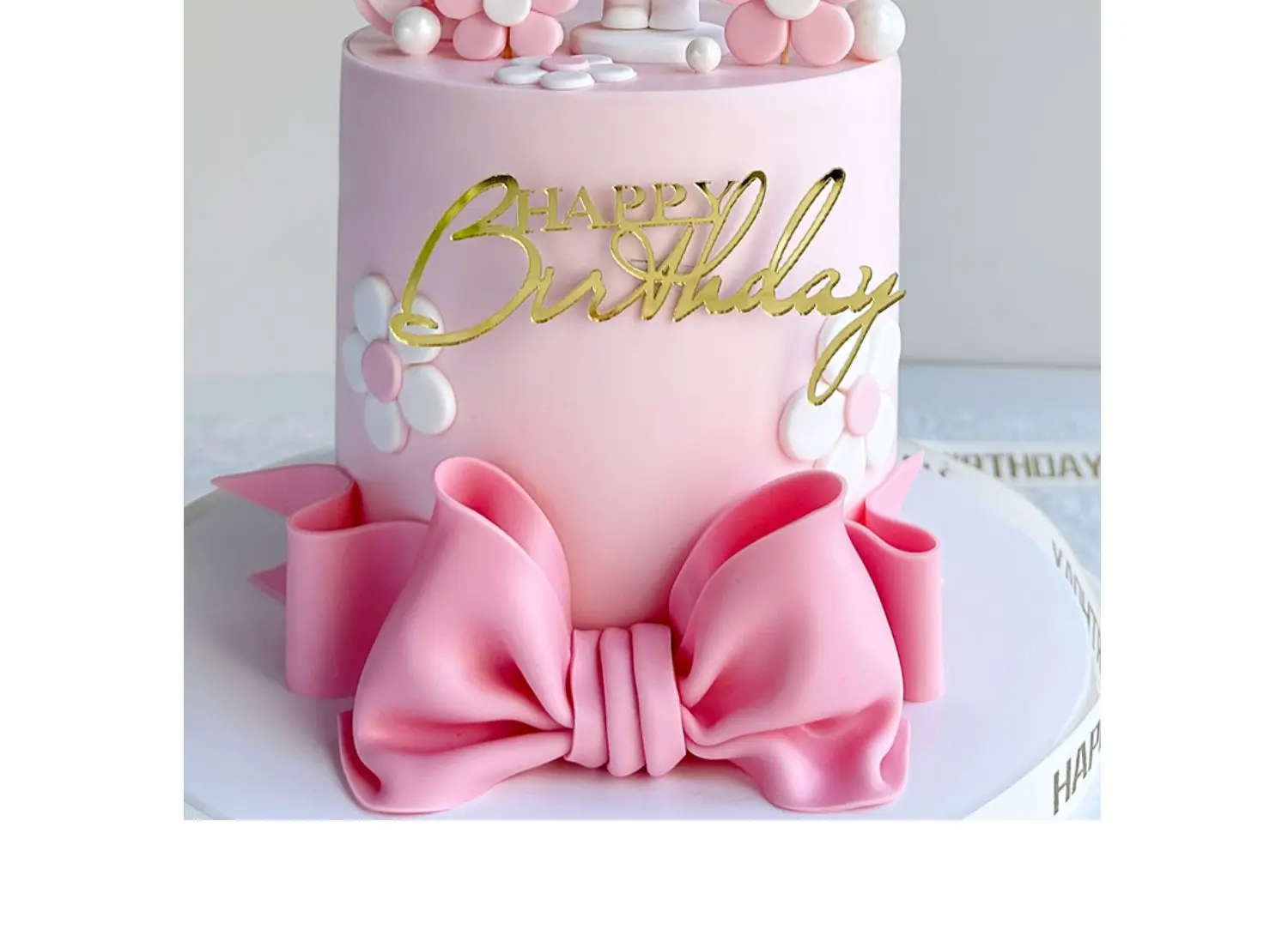 Ercadio 24-Piece Pink Glitter Cupcake Toppers — Perfect For 6th Birthday Parties & Baby Showers